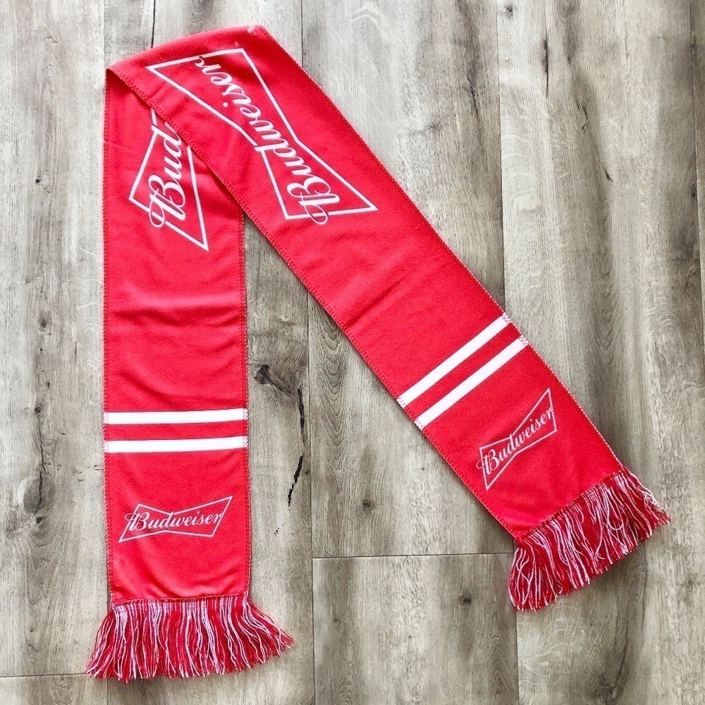 BUDWEISER, Promo, Scarf, Fifa, World Cup, Russia, 2018 Soccer, New Without Tags
